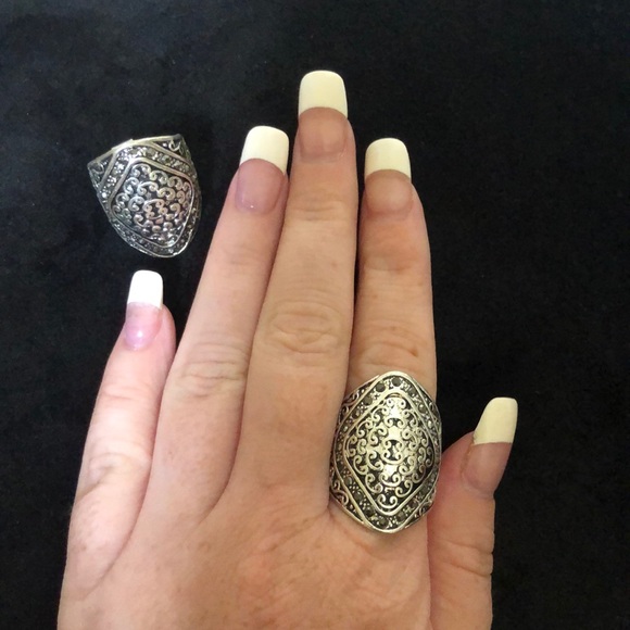 🤍Beautiful Boho-American Vibe silver ring🤍 - Picture 2 of 5